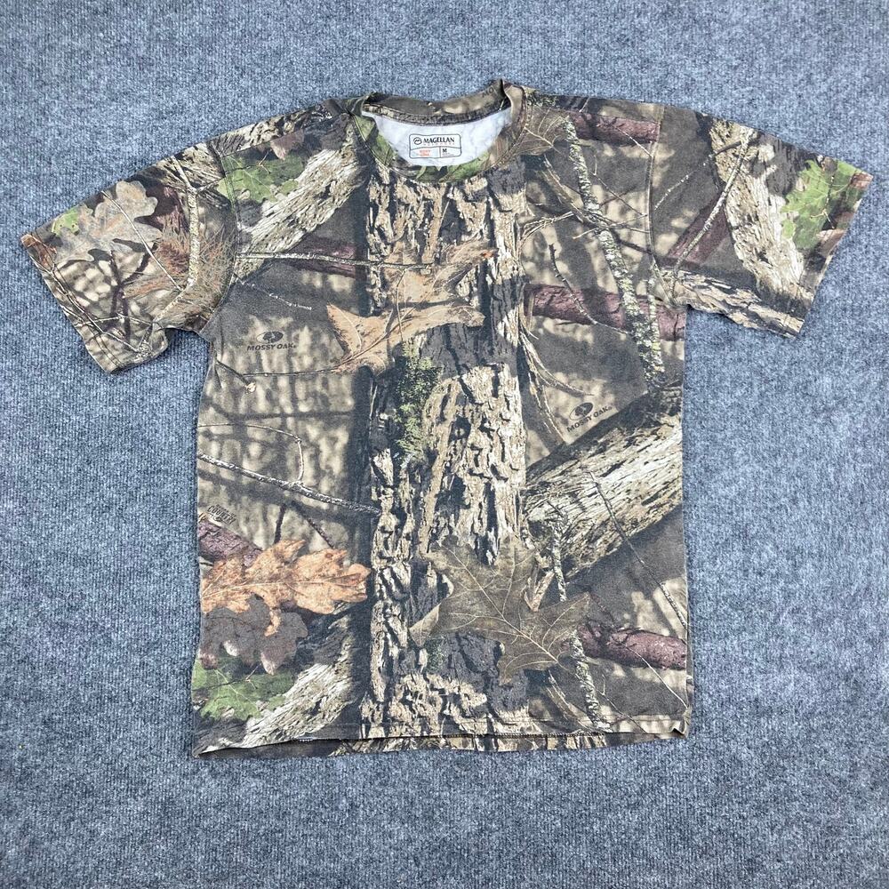 Magellan T-Shirt Mens Medium Camo Hunt Gear Short Sleeve Outdoor